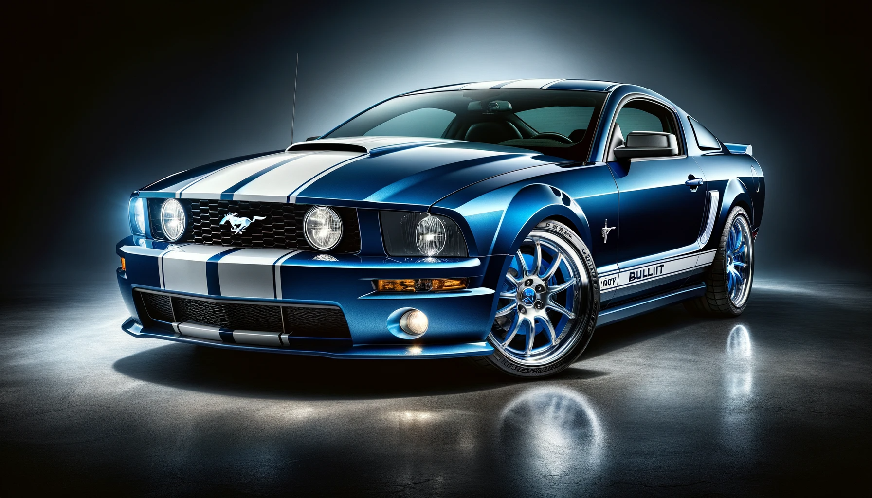 A restored 2007 Ford Mustang GT